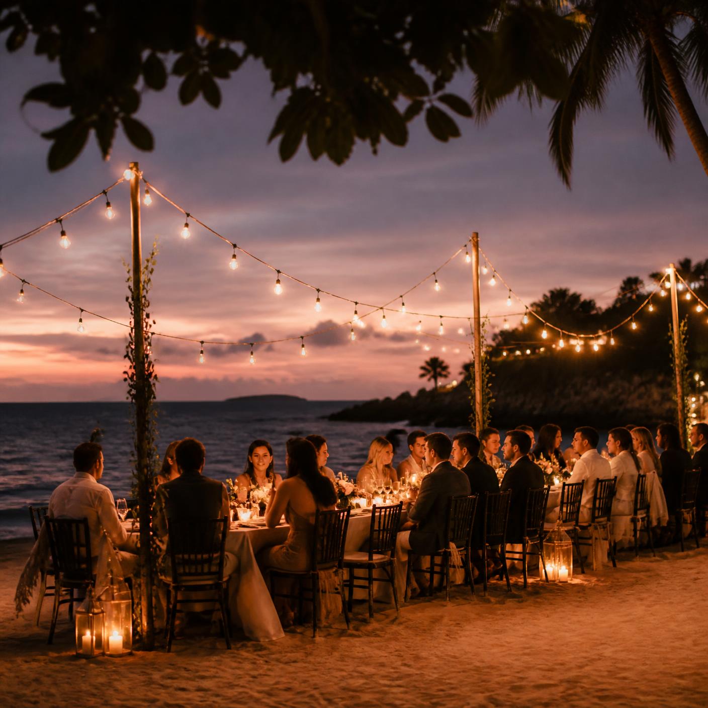 Private beach dinner at Sharqiyy